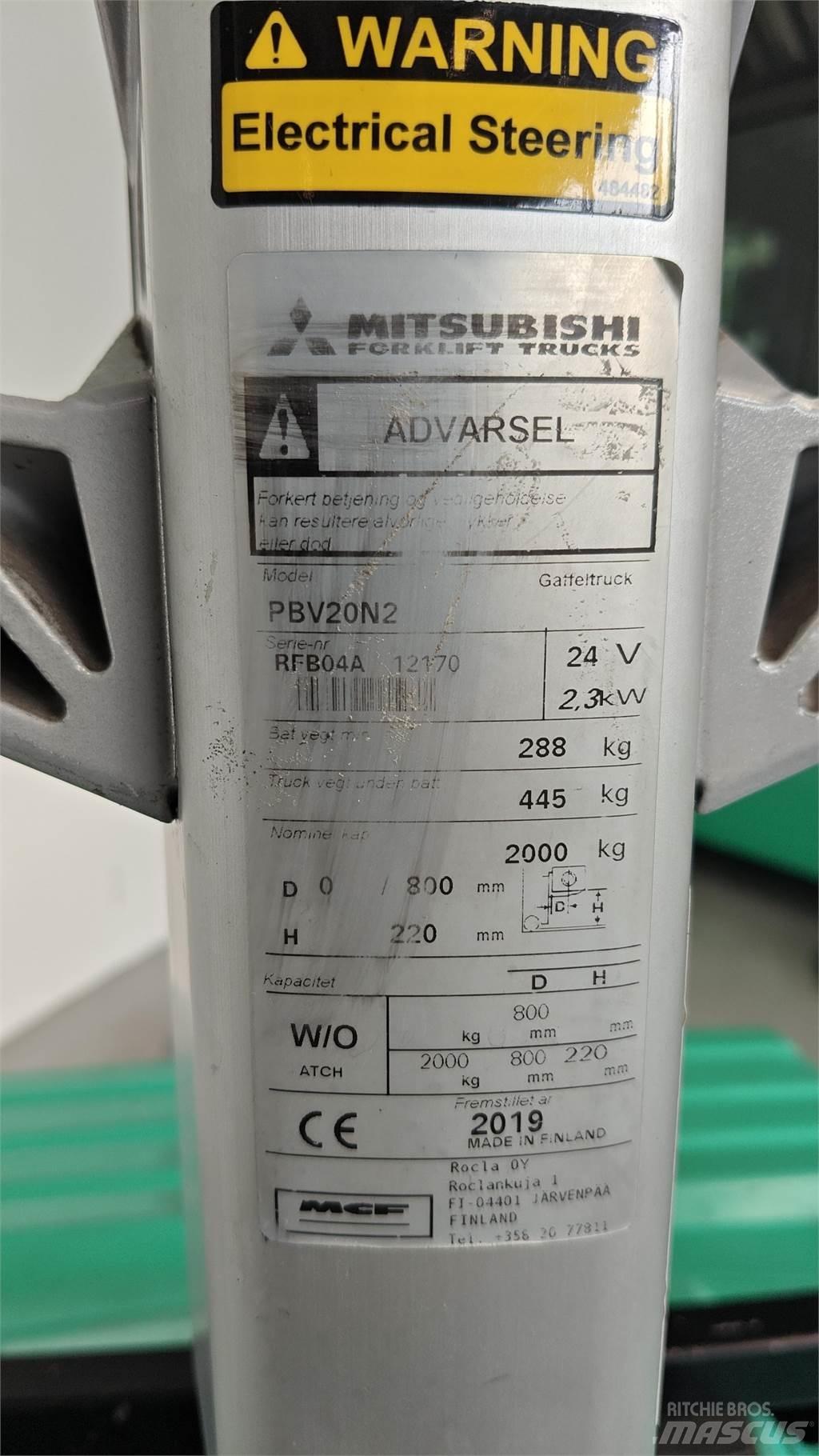 Mitsubishi PBV20N2 Diger