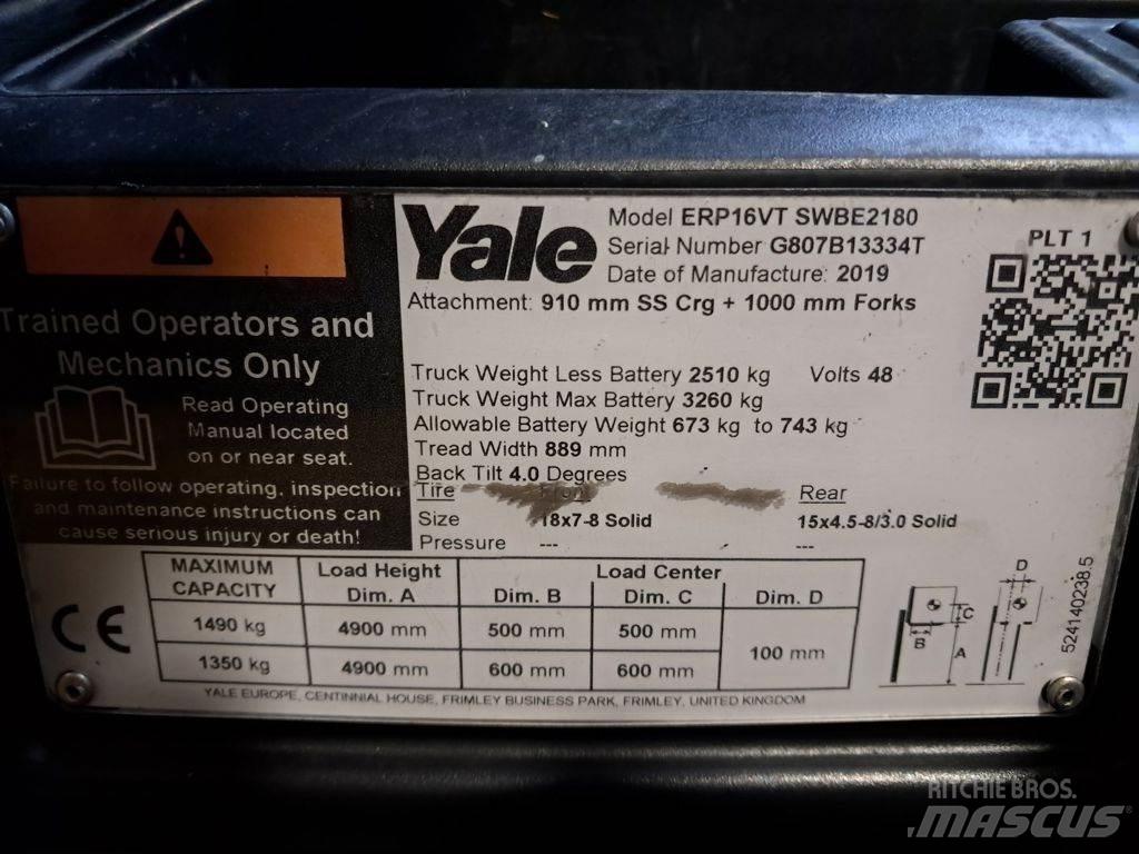 Yale ERP16VT Elektrikli forkliftler
