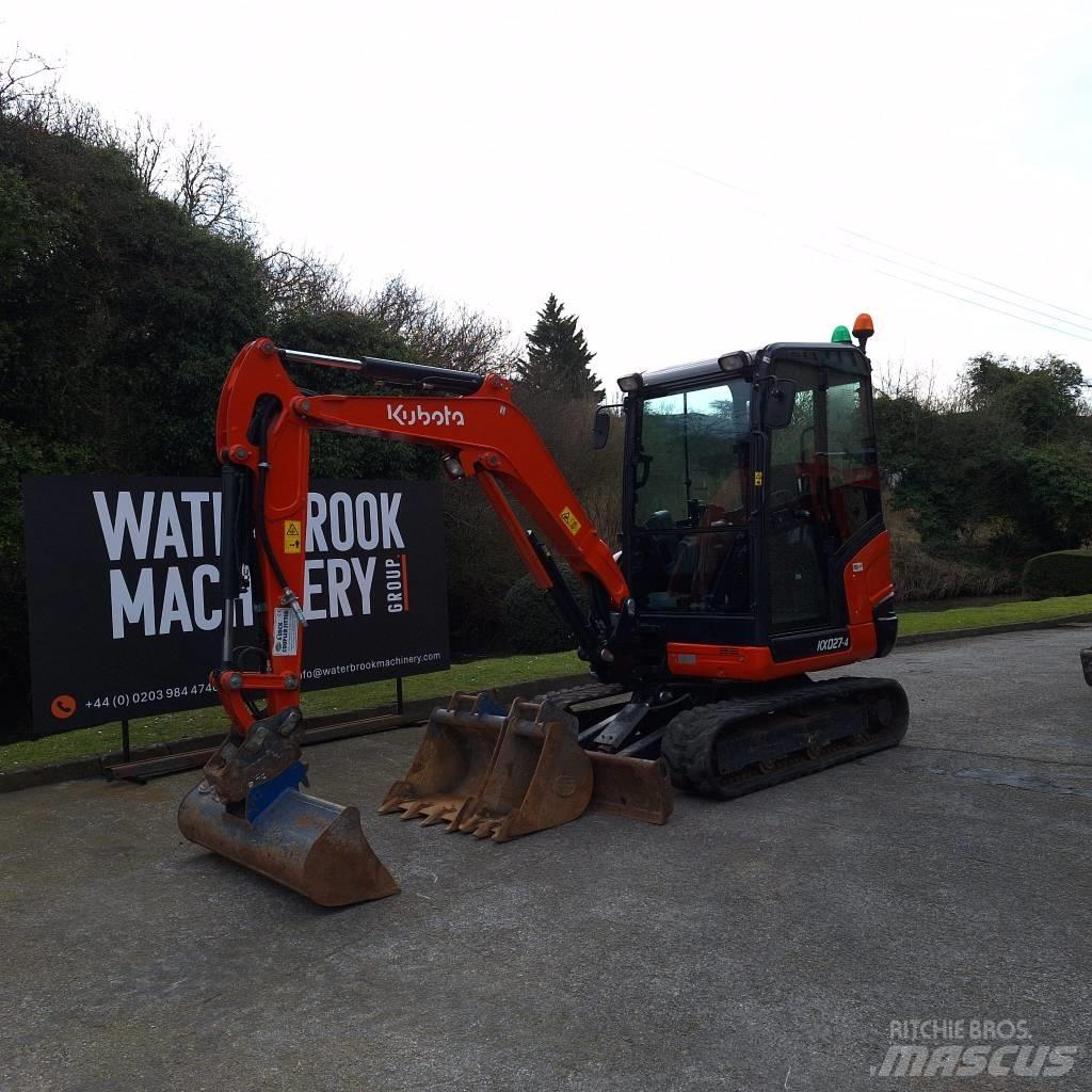 Kubota KX 027 Mini ekskavatörler, 7 tona dek