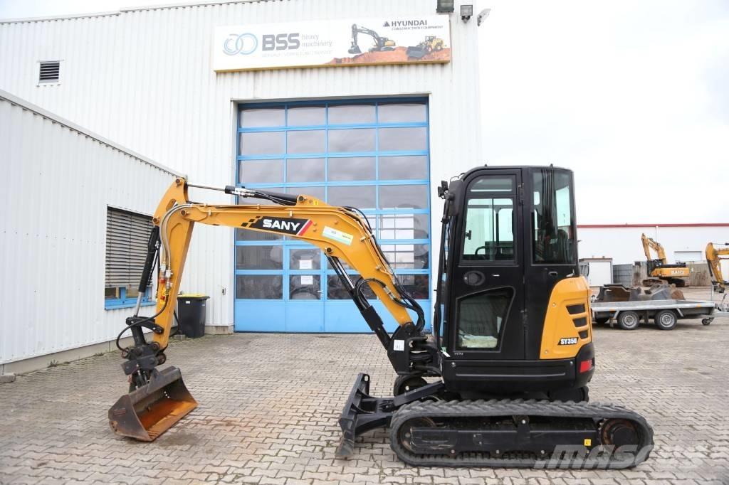 Sany SY 35 U Mini ekskavatörler, 7 tona dek