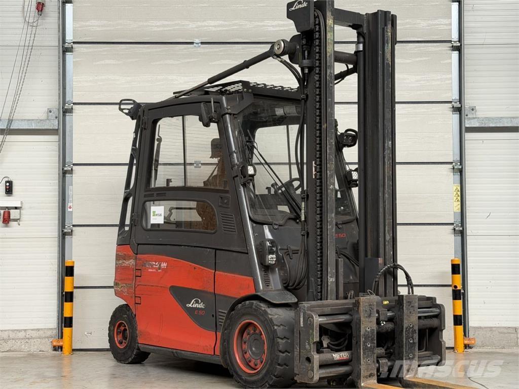 Linde E50HL-01 Elektrikli forkliftler