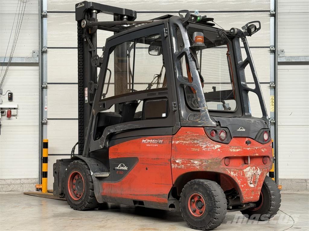Linde E50HL-01 Elektrikli forkliftler