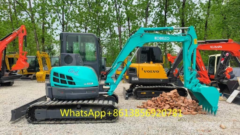 Kobelco SK 55 SR Mini ekskavatörler, 7 tona dek