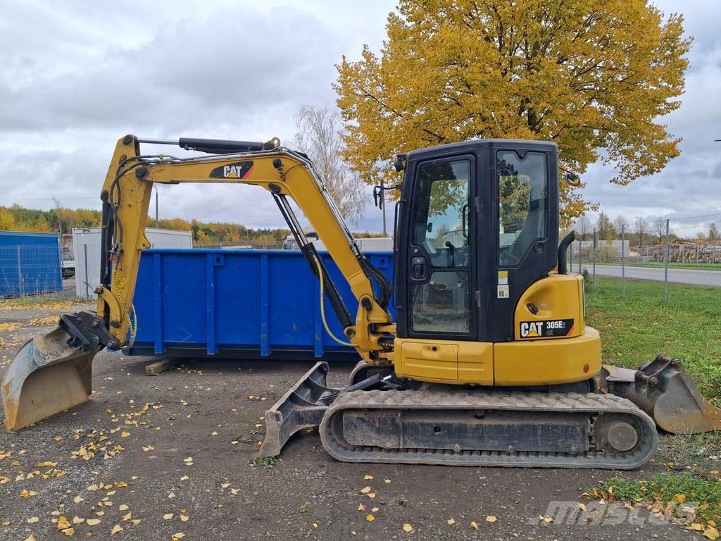CAT 305E2CR Mini ekskavatörler, 7 tona dek