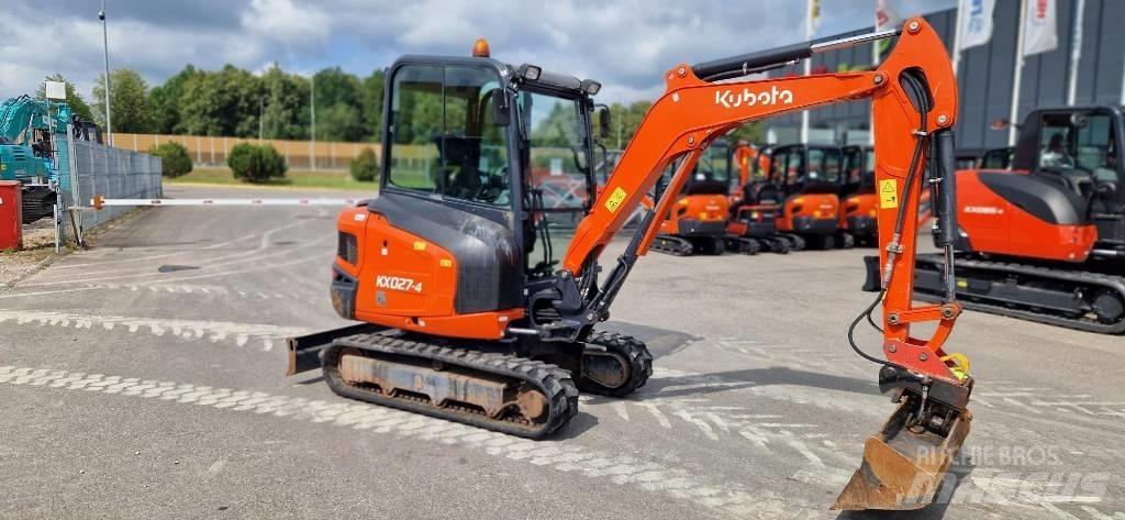 Kubota KX 027 Mini ekskavatörler, 7 tona dek