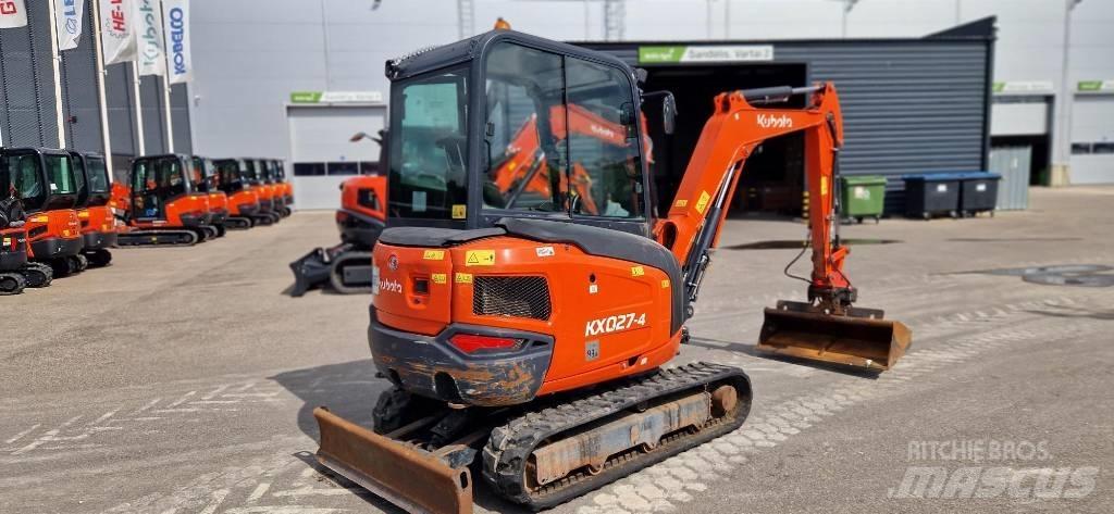 Kubota KX 027 Mini ekskavatörler, 7 tona dek
