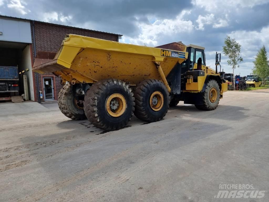 Komatsu HM 400 6x6 Belden kirma kaya kamyonu