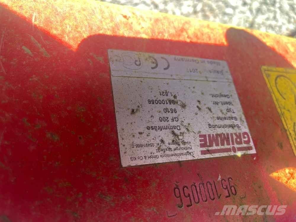 Grimme GF 200 Patates ekipmanları - Diğer