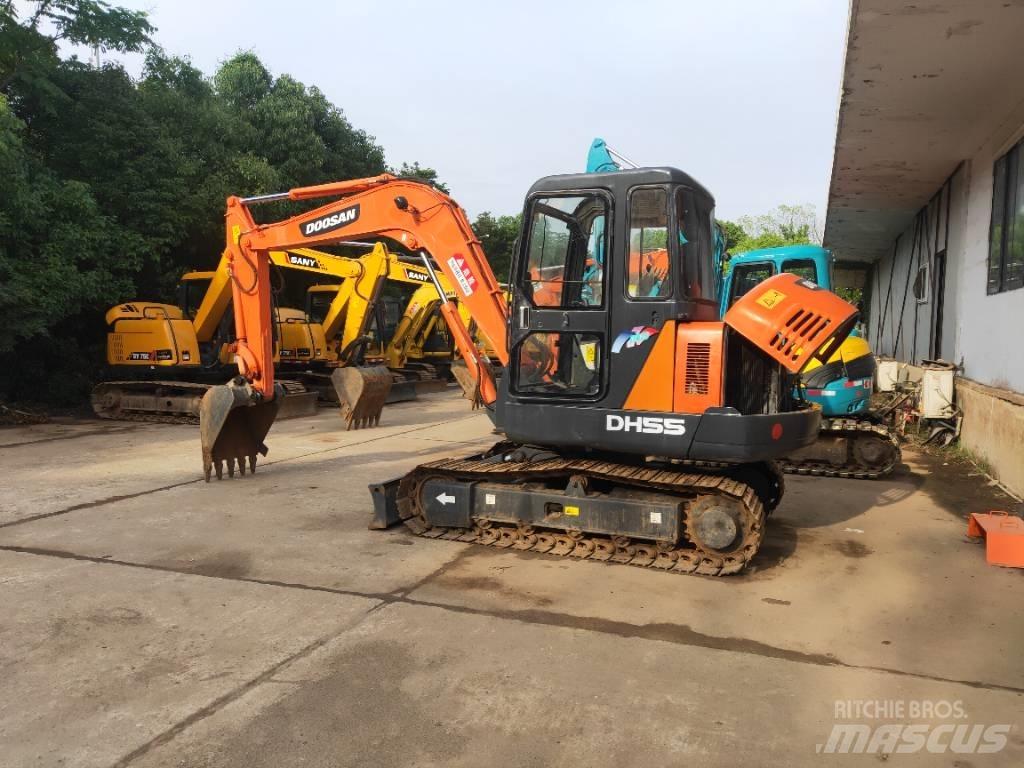Doosan DH55 Mini ekskavatörler, 7 tona dek