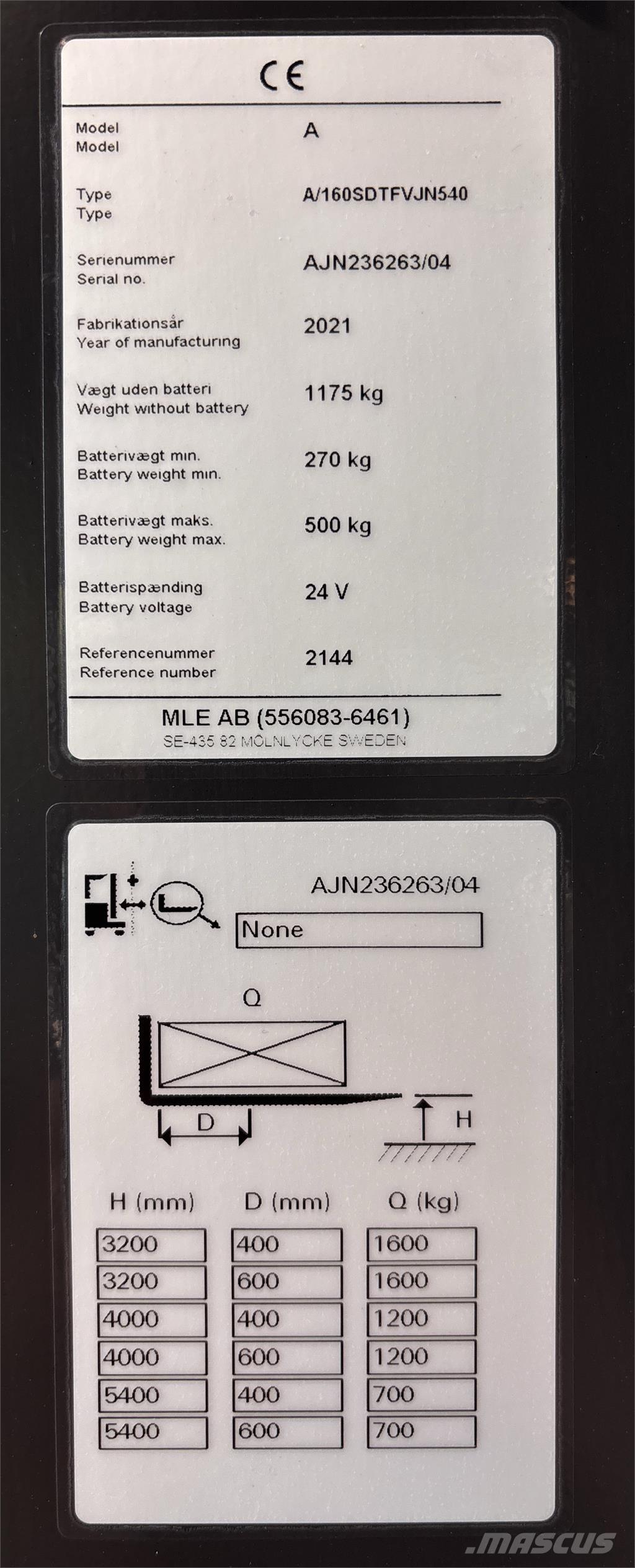 Atlet AJN160 Akülü depo ekipmanları