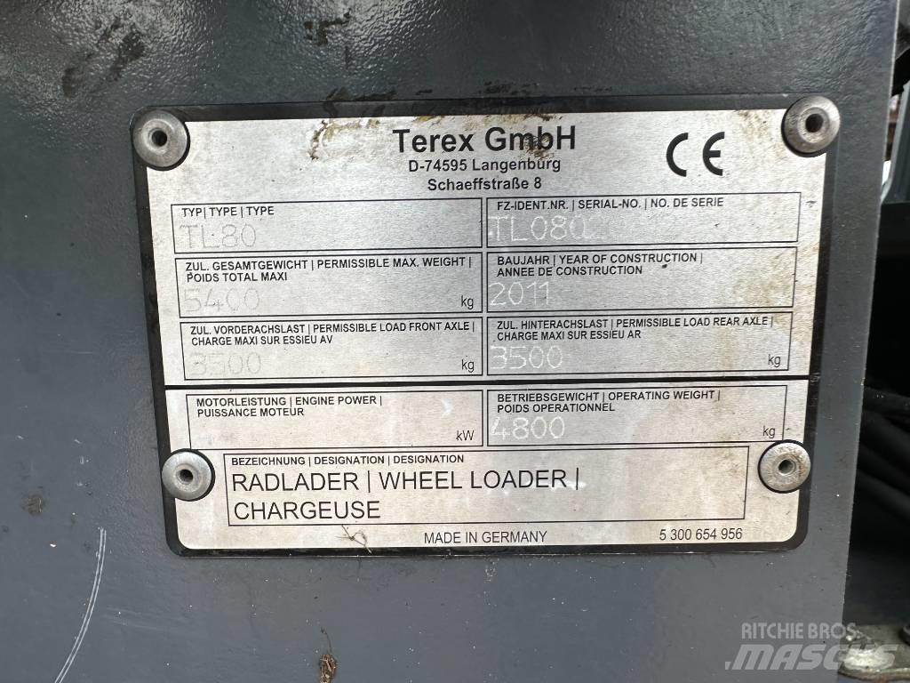 Terex TL 80 Tekerlekli yükleyiciler