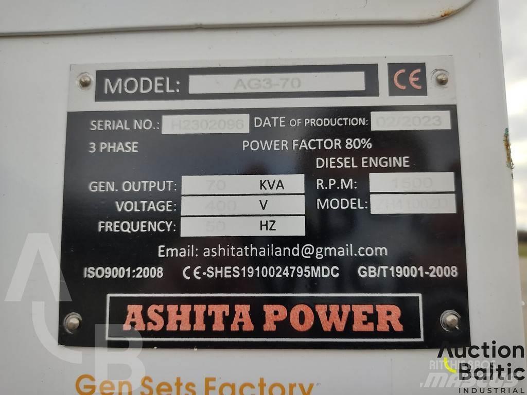 Ashita AG3-70 Dizel Jeneratörler