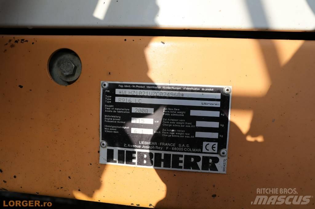 Liebherr R 916 LC Paletli ekskavatörler