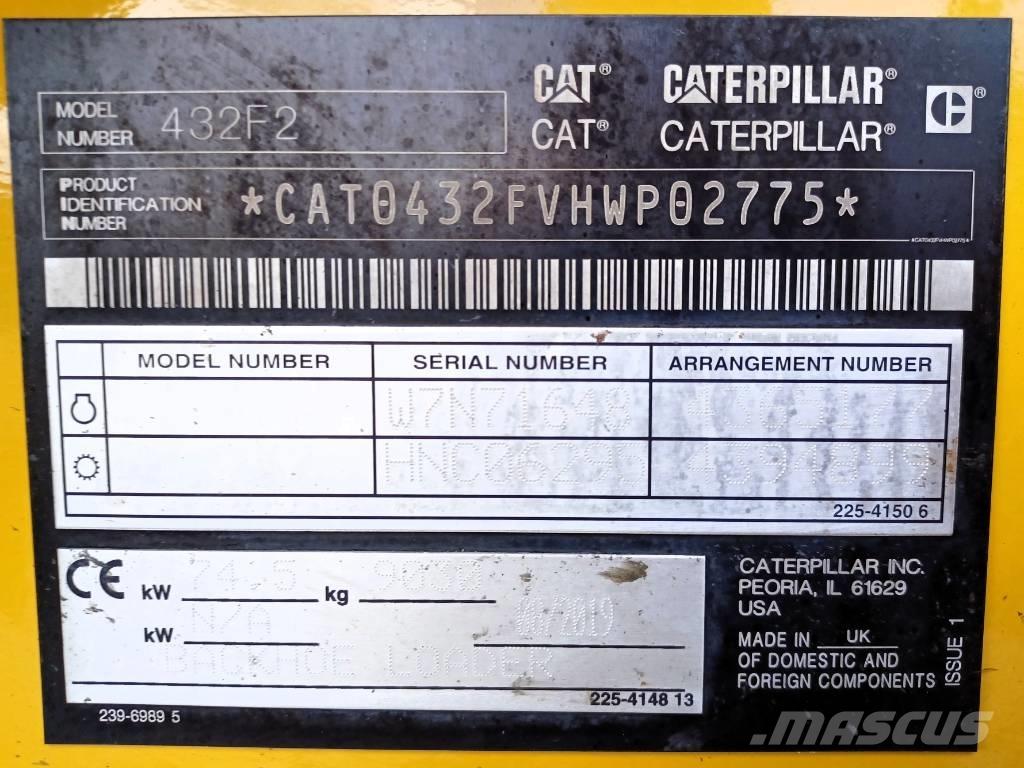 CAT 432 F Kazıcı yükleyiciler - beko loder