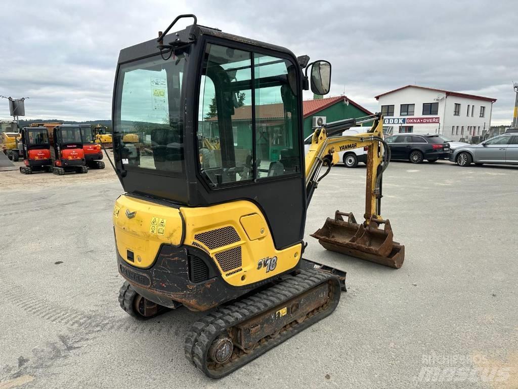 Yanmar SV 18 Mini ekskavatörler, 7 tona dek