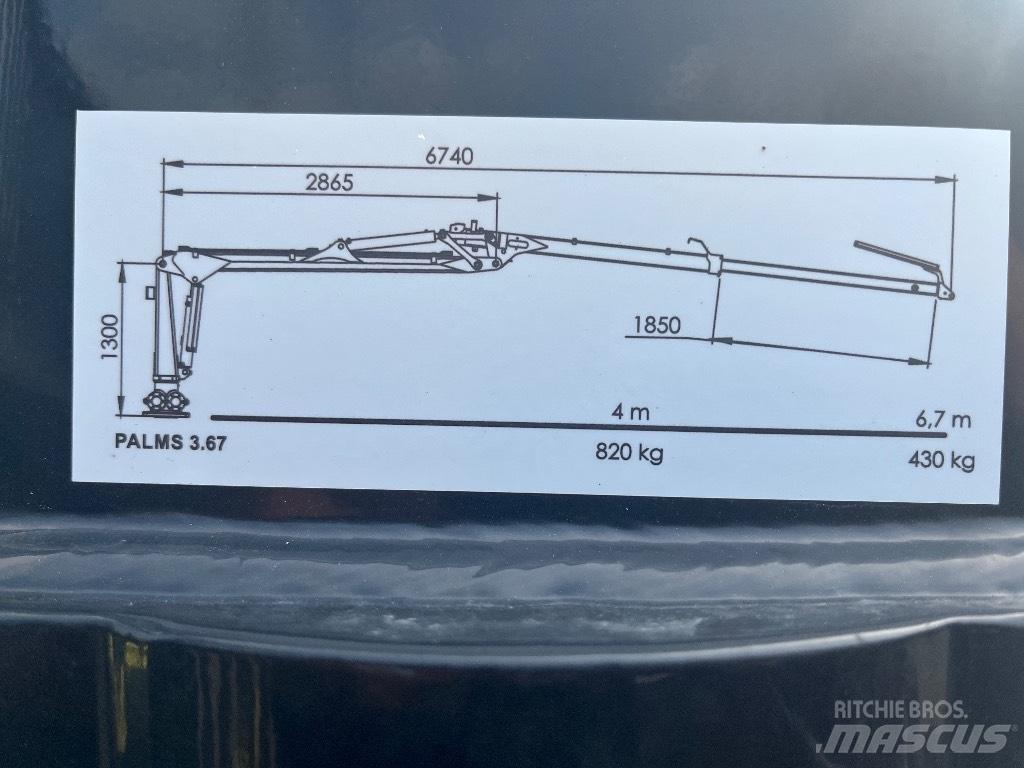 Palms P3.67-V9S Orman römorkları