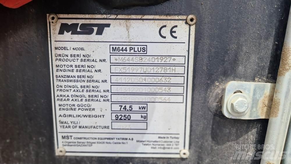 MST M644 PLUS Kazıcı yükleyiciler - beko loder