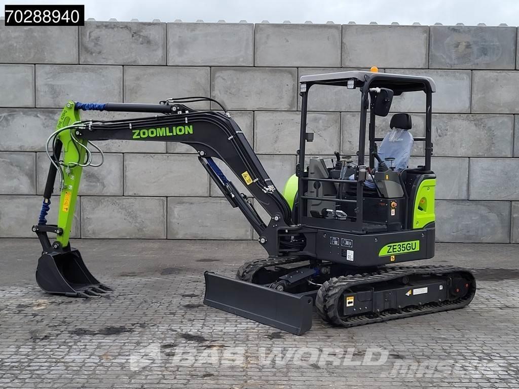 Zoomlion ZE35 GU Mini ekskavatörler, 7 tona dek