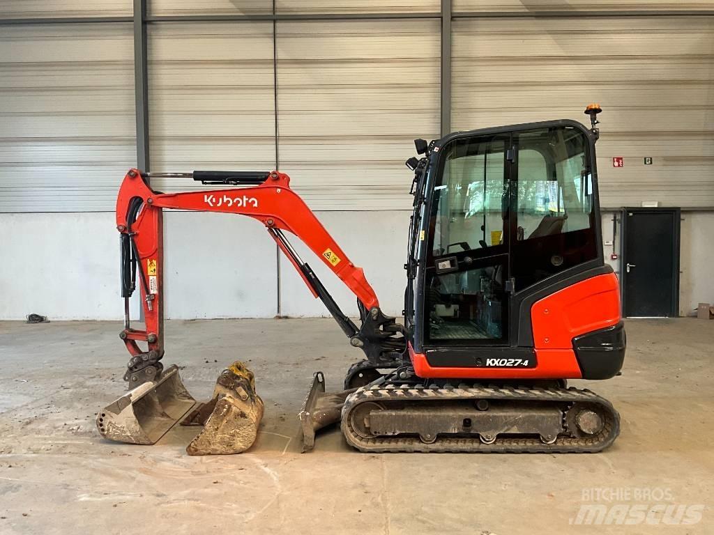 Kubota KX 027-4 Mini ekskavatörler, 7 tona dek