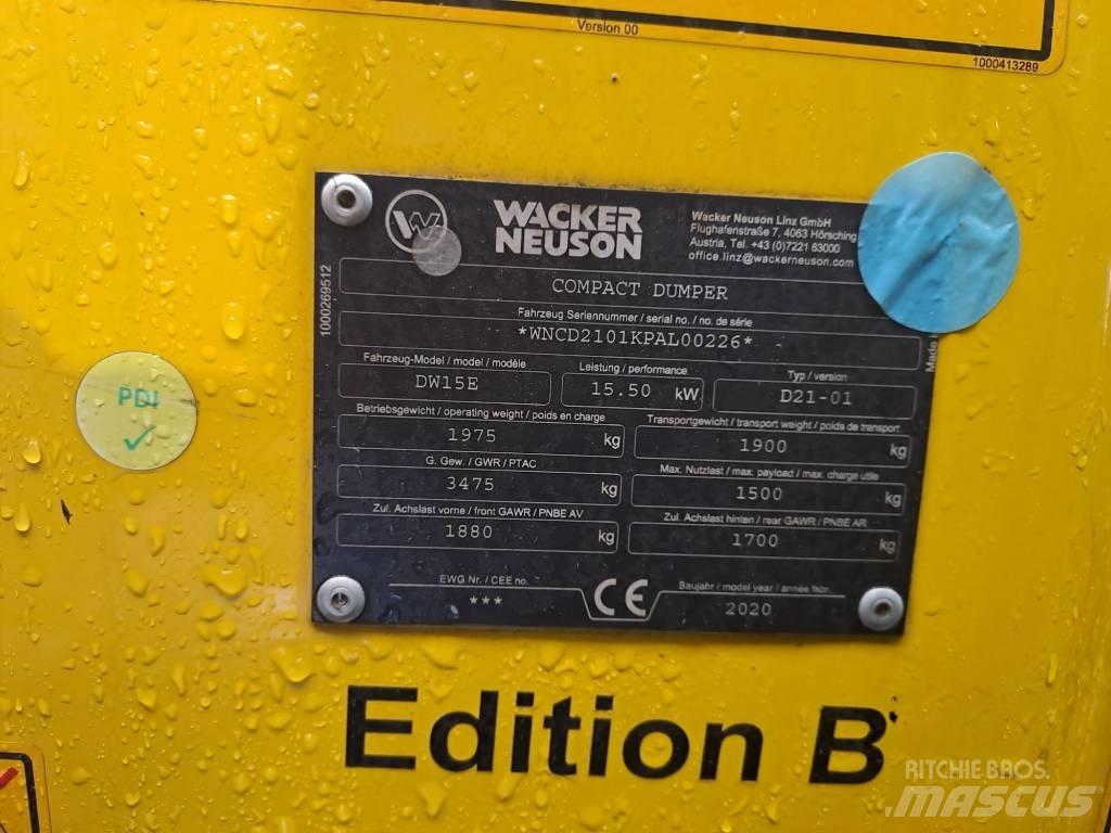 Wacker Neuson DW15e Belden kirma kamyonlar