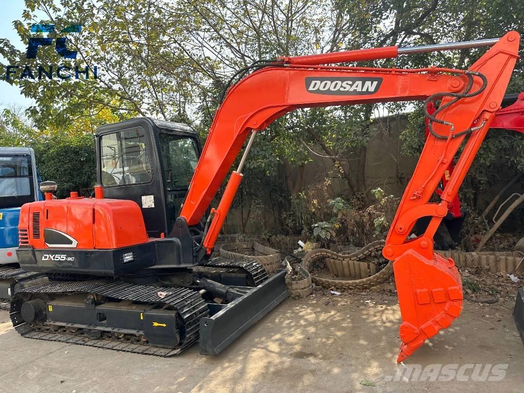 Doosan DX 55-9 C Mini ekskavatörler, 7 tona dek