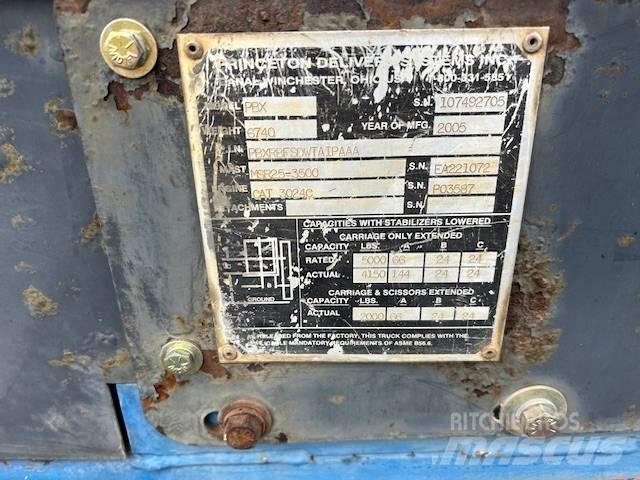 Princeton pbx50.3 Arazi tipi forklift