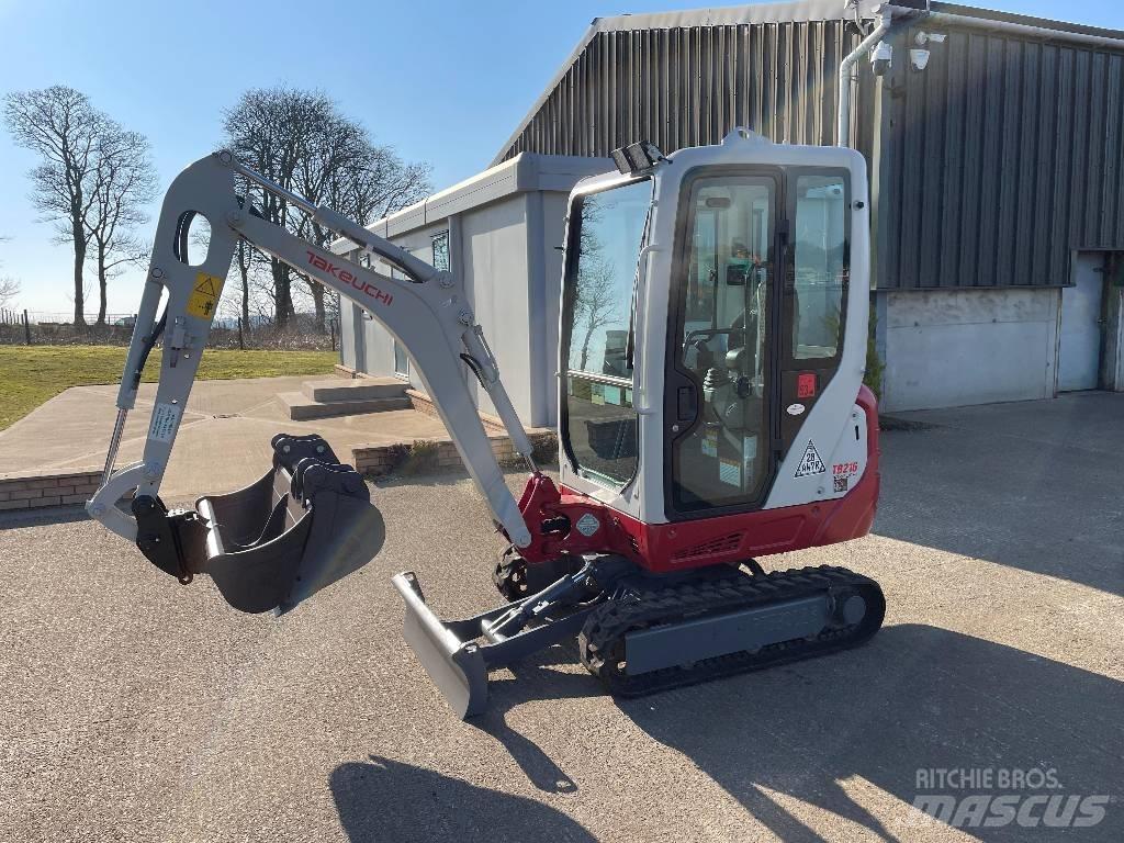 Takeuchi TB 216 Mini ekskavatörler, 7 tona dek