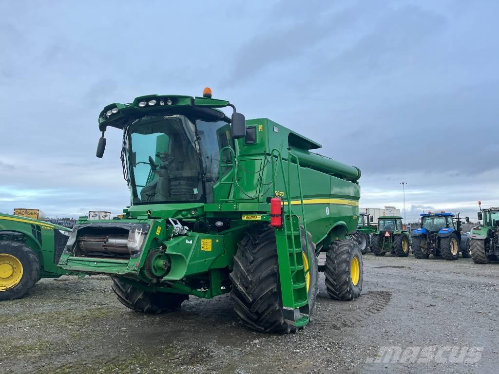 John Deere S 670 Biçerdöverler