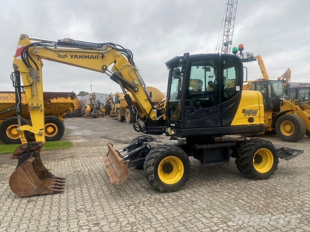 Yanmar B95w Lastik tekerli ekskavatörler