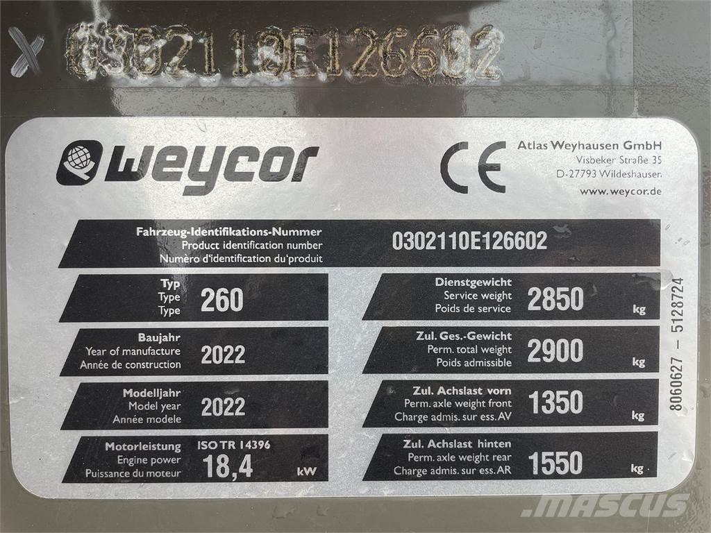 Weycor AW260 Silindirler
