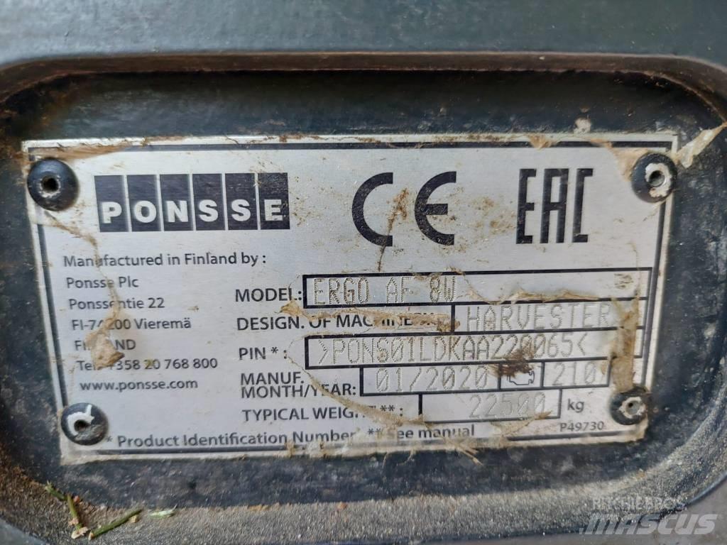 Ponsse Ergo AF 8W Biçerdöverler