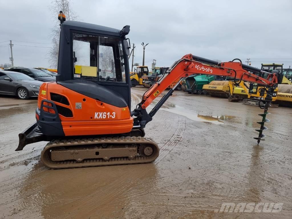 Kubota KX 61-3 Mini ekskavatörler, 7 tona dek