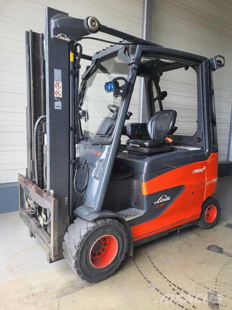 Linde E35HL Elektrikli forkliftler