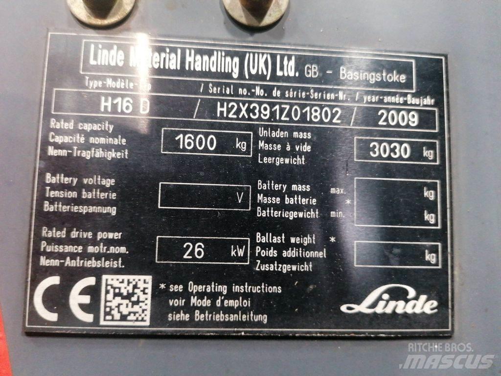 Linde H16D Dizel forkliftler