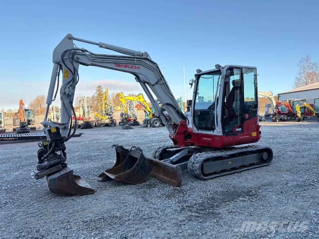 Takeuchi TB260 Mini ekskavatörler, 7 tona dek