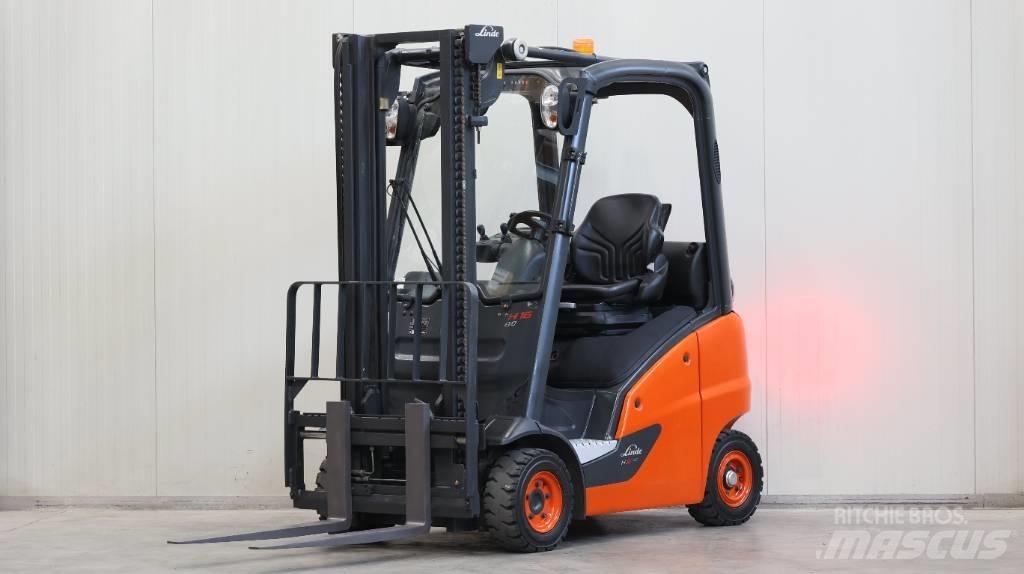 Linde H 16 T-01 LPG'li forkliftler