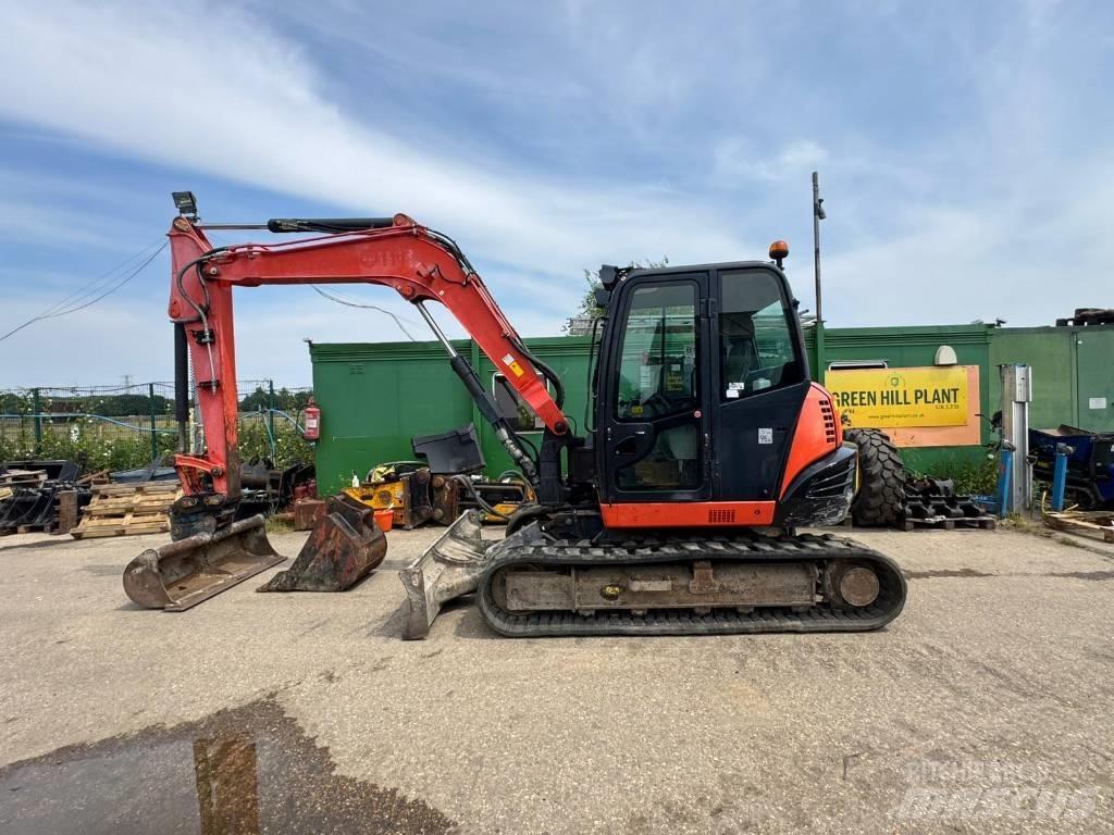 Kubota KX 008-4 Mini ekskavatörler, 7 tona dek