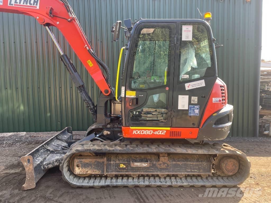 Kubota KX 080-4a2 Midi ekskavatörler 7 - 12 t