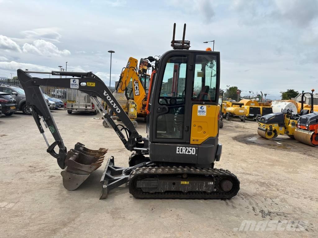 Volvo ECR 25 D Mini ekskavatörler, 7 tona dek