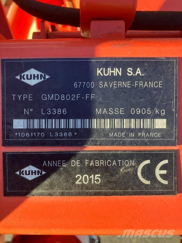 Kuhn GMD 802 F-FF Çayir biçme makinalari