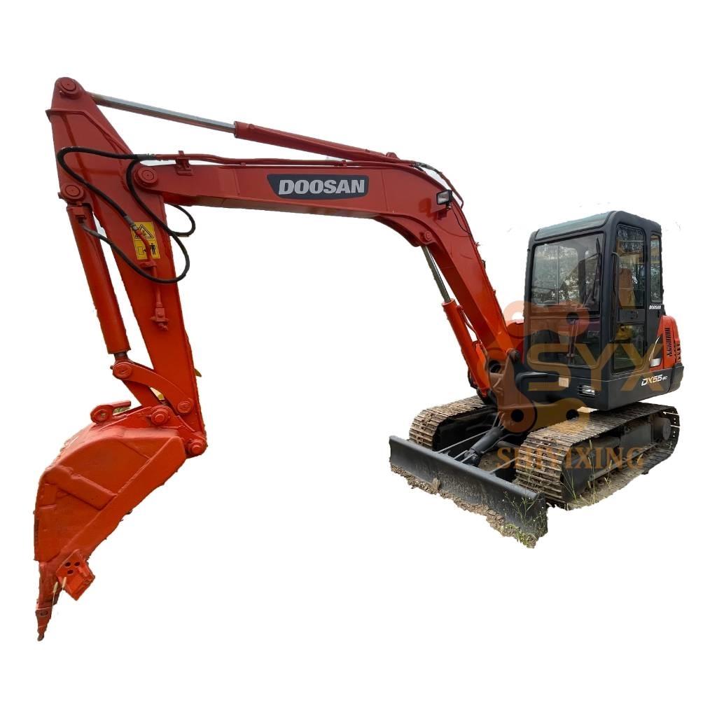 Doosan DX 55 Mini ekskavatörler, 7 tona dek
