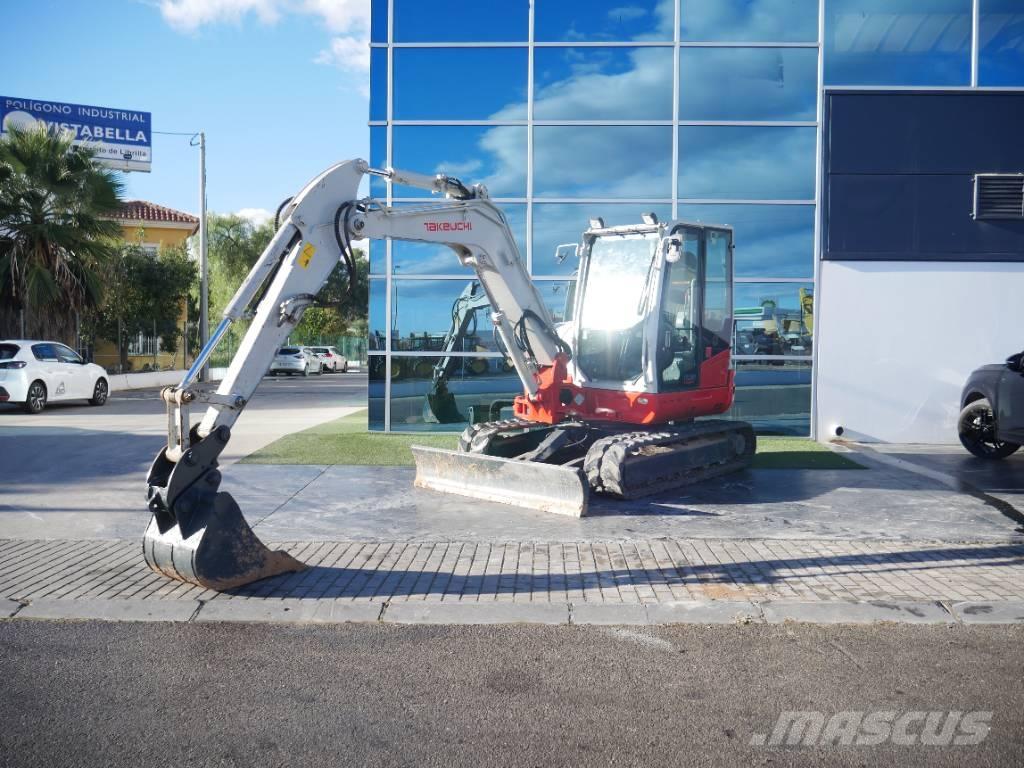 Takeuchi TB 260 Mini ekskavatörler, 7 tona dek