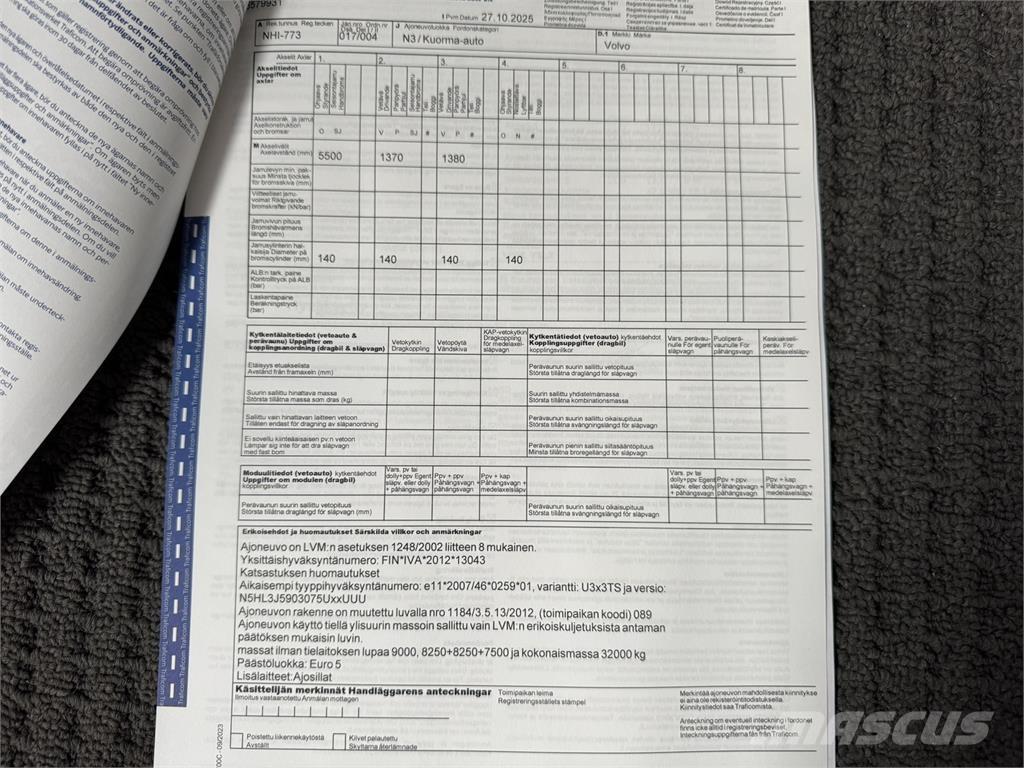 Volvo FH500 8x4 Çekiciler