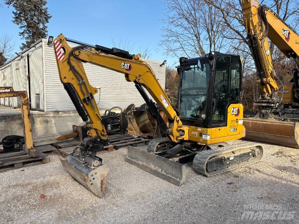 CAT 303.5 CR Mini ekskavatörler, 7 tona dek