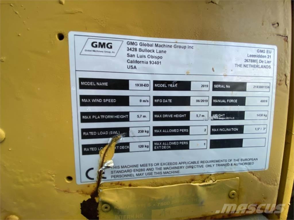 GMG 1930-ED Makasli platformlar