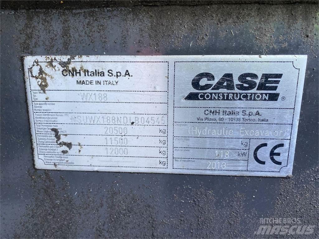 CASE WX188 Lastik tekerli ekskavatörler