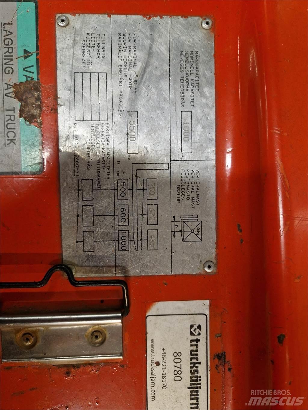 Toyota FBESF15 Elektrikli forkliftler