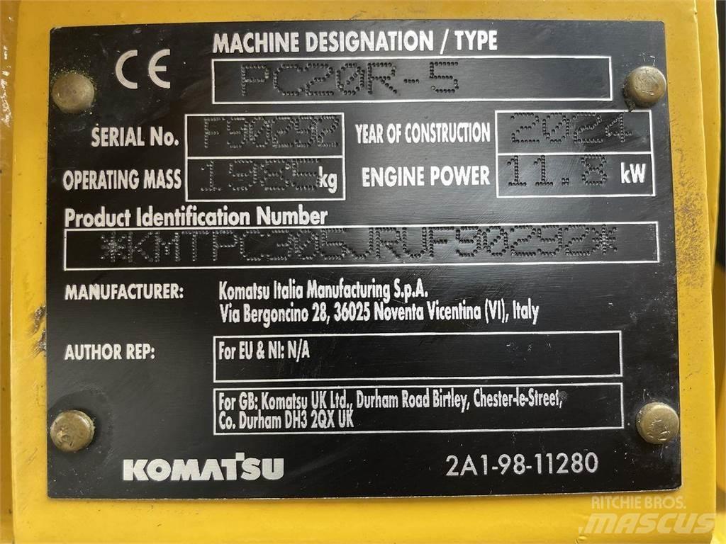 Komatsu PC20R-5 Lastik tekerli ekskavatörler