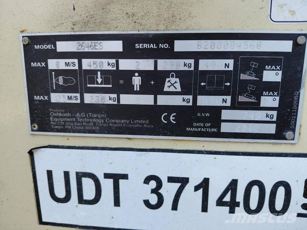 JLG 2646ES Makasli platformlar