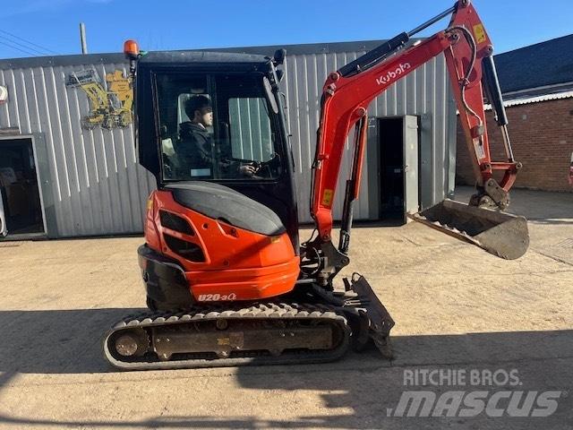 Kubota U 20-3 Mini ekskavatörler, 7 tona dek